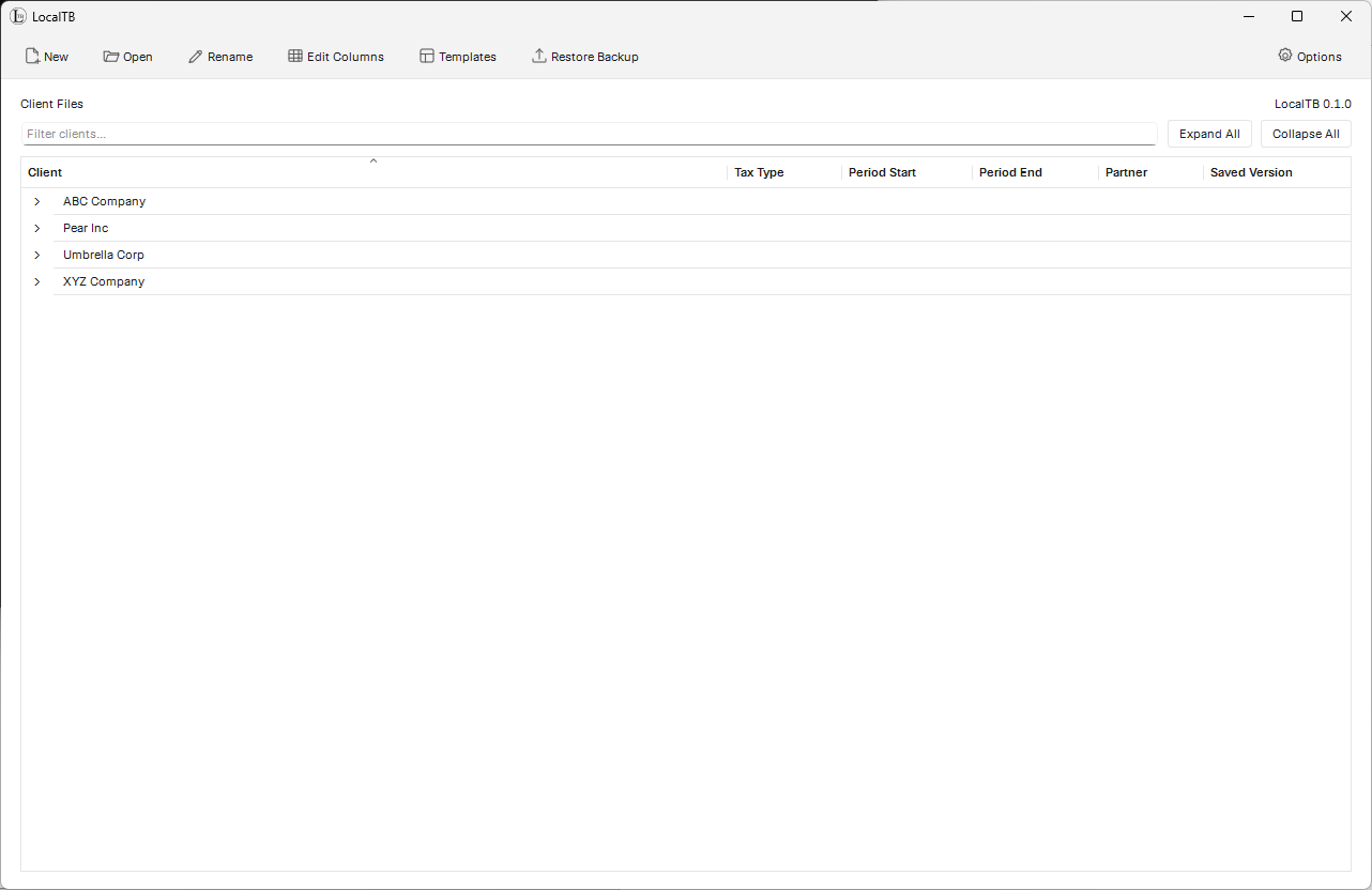 LocalTB Client Files Dashboard